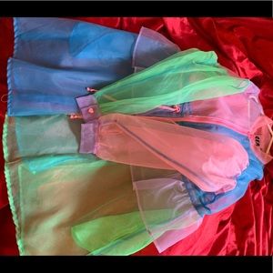 Lazyoaf gem sheer dress